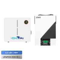 Sako SUNON IV 6.2KW/48V і АКБ 51.2V 100Ah Lithium Valley LV-BAT-W5.12Ac