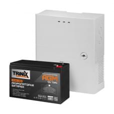 Комплект резервного питания Kraft PSU-1203LED(P) и АКБ Trinix 12В 7.2Ач AGM