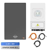 Deye SUN-6K-SG05LP1-EU і акумуляторна батарея 51.2В Voltsmile W1 Classic