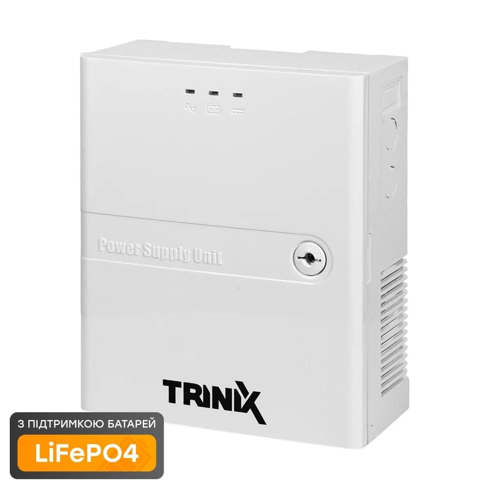 Комплект резервного питания Trinix: ИБП PSU-1203LED(P) и АКБ 12V6Ah LiFePO4