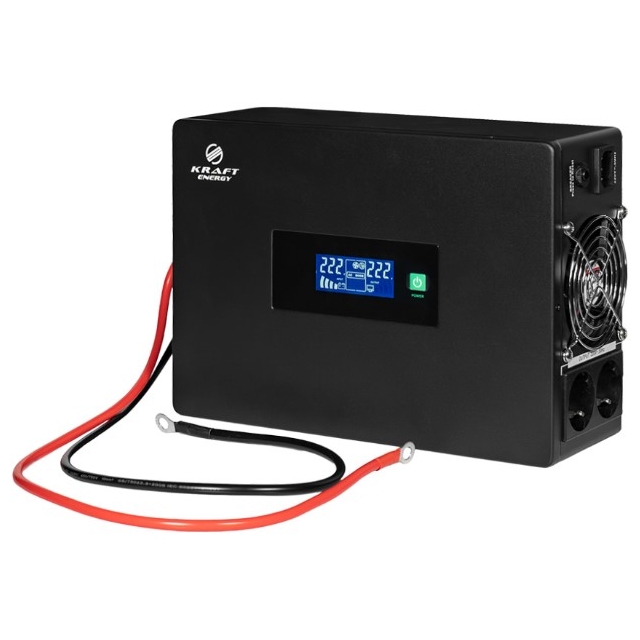 Комплект резервного питания Kraft инвертор KRF-SAVR1000VA/1kW-12V + АКБ Trinix TGL12V200Ah/20Hr GEL