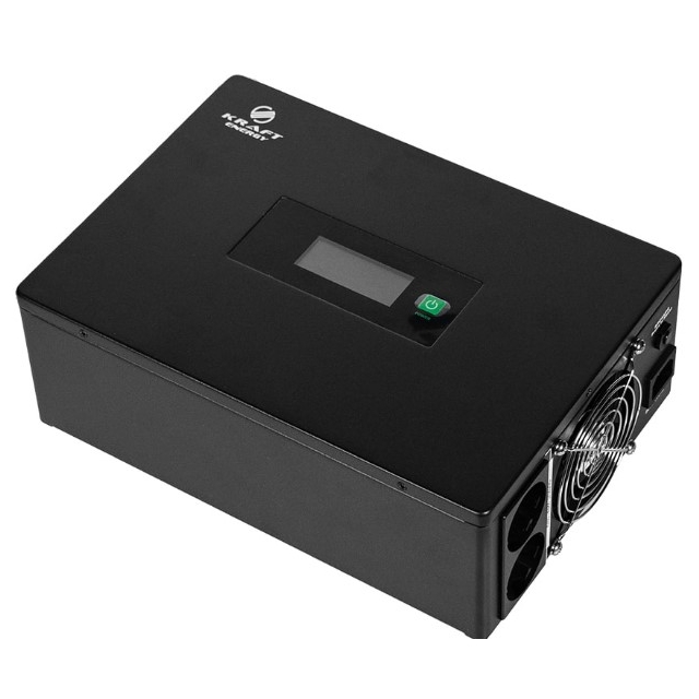 Комплект резервного питания Kraft инвертор KRF-SAVR1000VA/1kW-12V + АКБ Trinix TGL12V200Ah/20Hr GEL
