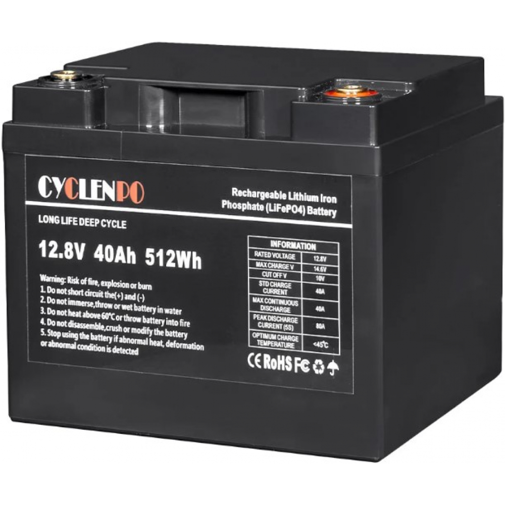 Аккумулятор Cyclen 12.8V 40AH LiFePo4