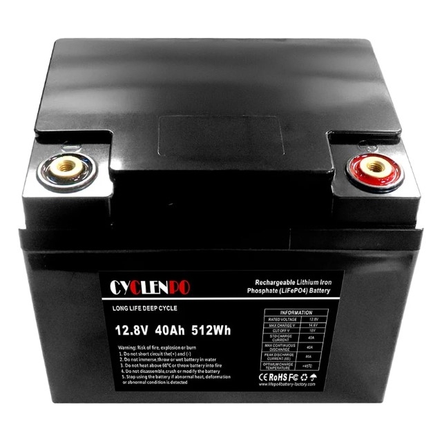 Аккумулятор литий-железо-фосфатный(LiFePo4) Cyclen 12,8V 40Ah LiFePo4