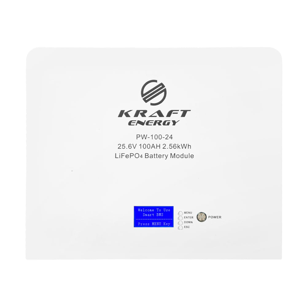 Акумулятор Kraft PW-100-24 LiFePO4 25.6V 100Аh