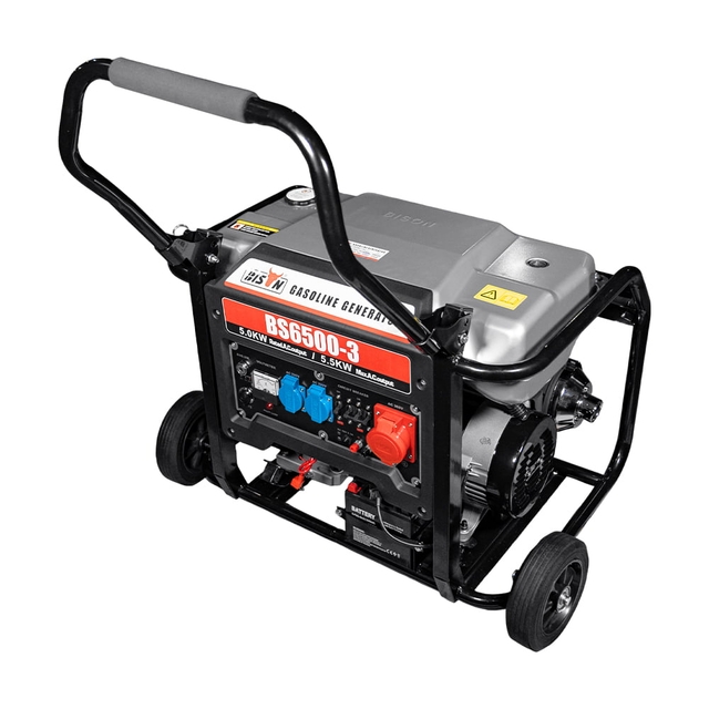 Бензиновый генератор Bison BS6500-3 (5 кВт)