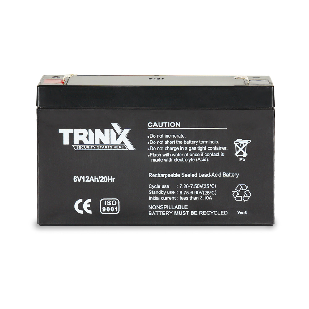 Аккумулятор Trinix 6V 12Ah/20Hr AGM