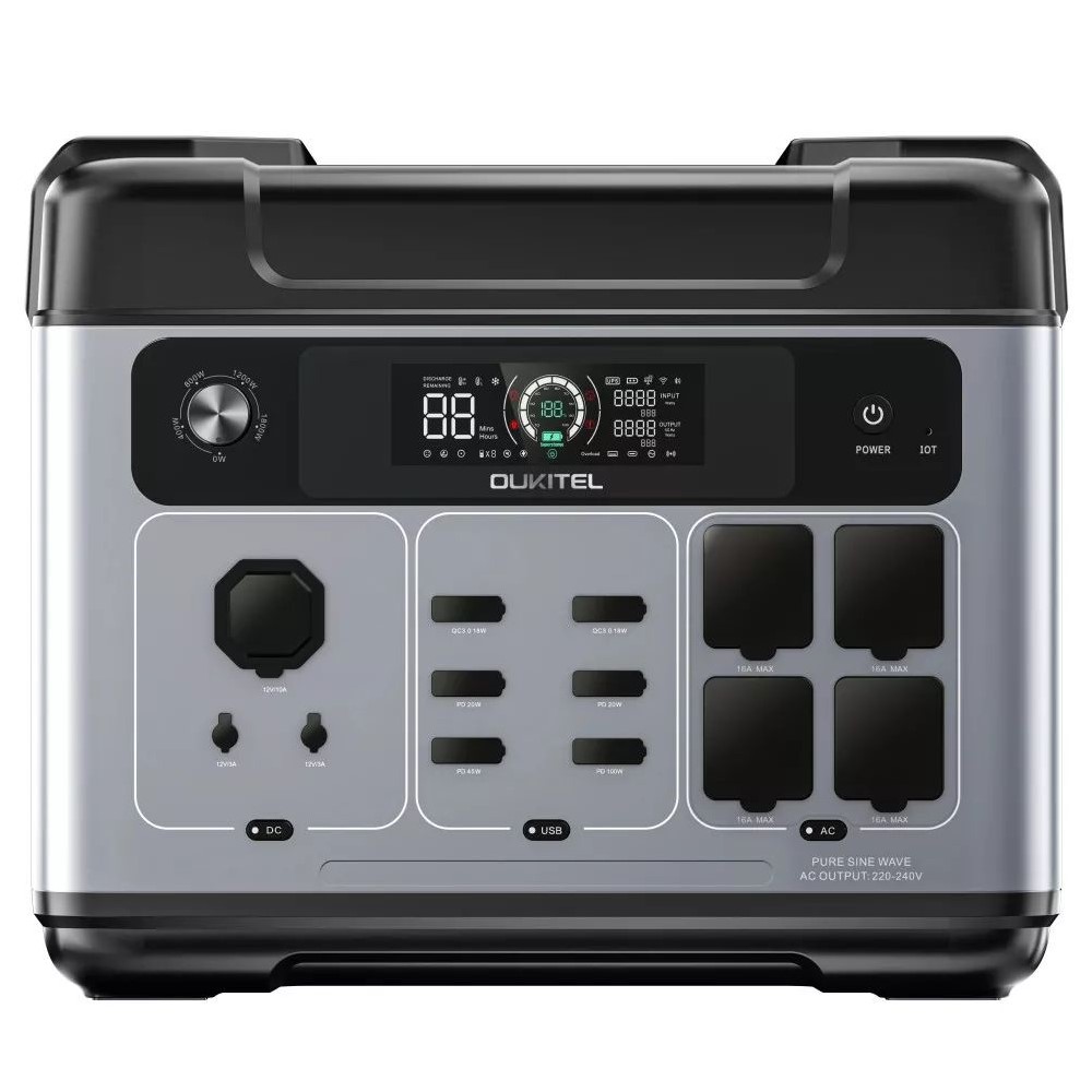 Портативная зарядная станция Oukitel P2001E Plus 2400W 2048Wh