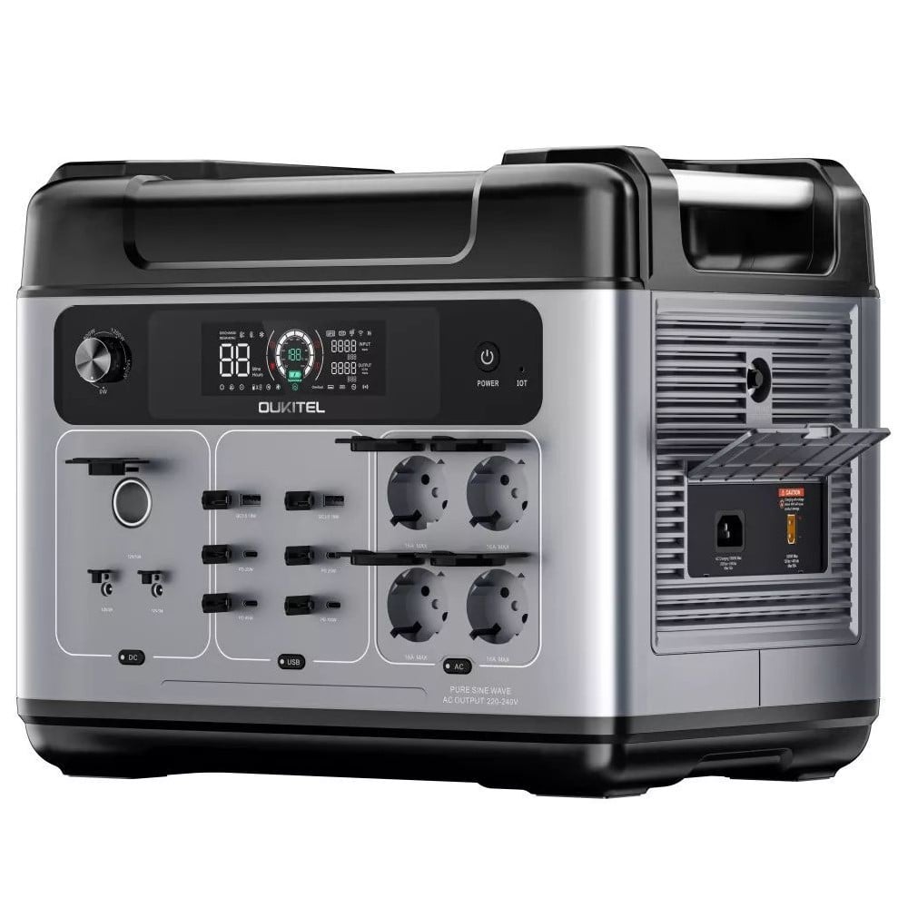 Портативная зарядная станция Oukitel P2001E Plus 2400W 2048Wh