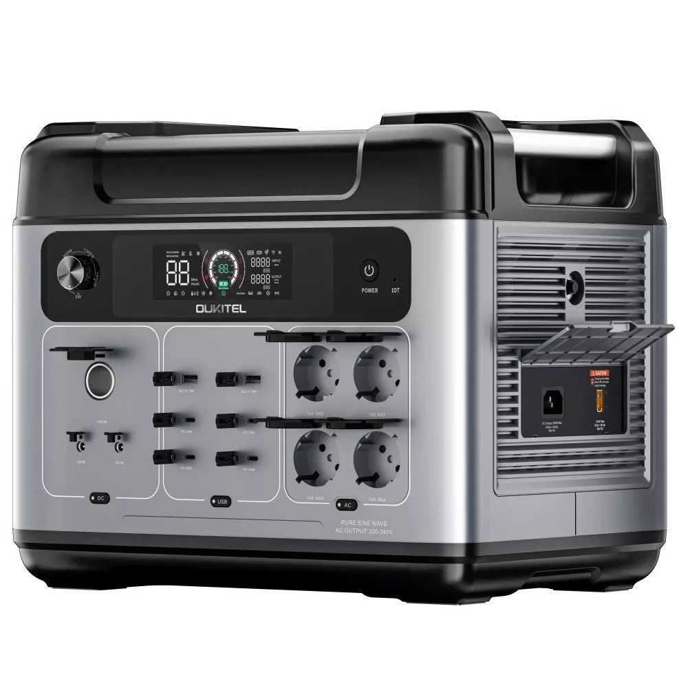 Портативная зарядная станция Oukitel P2001E Plus 2400W 2048Wh
