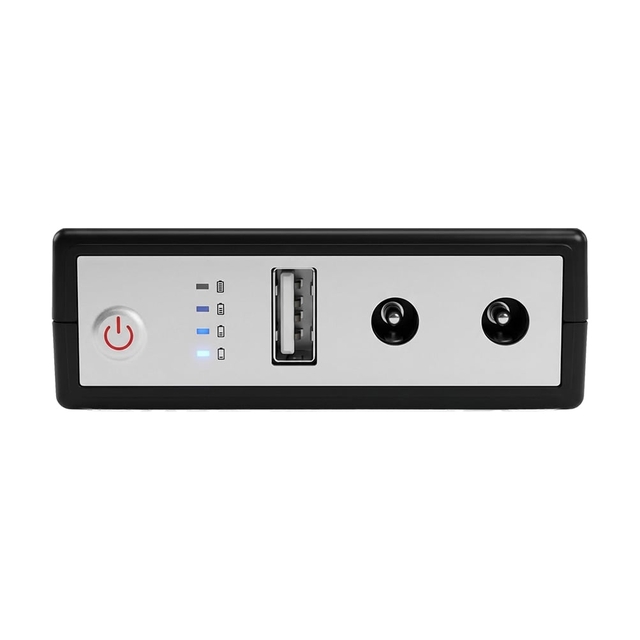 Комплект резервного живлення  WGP Mini UPS1032 Black 10400mAh та блок живлення SPF-1202B 12V/2A (24W)
