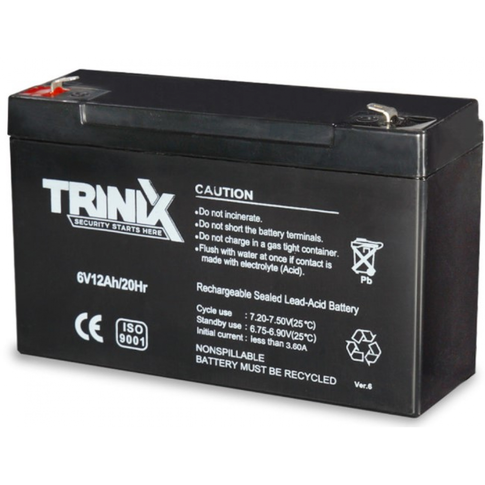 Аккумулятор Trinix 6V 12Ah/20Hr AGM