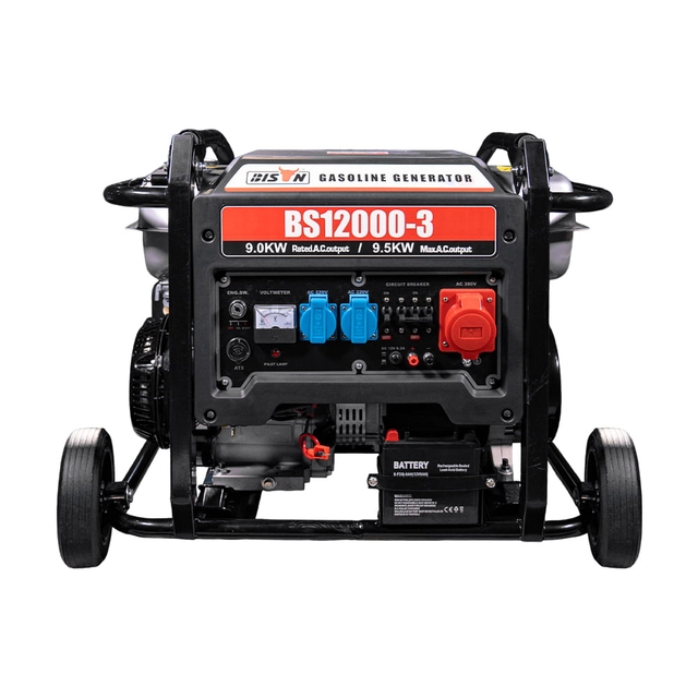 Бензиновый генератор Bison BS12000-3 (9 кВт)