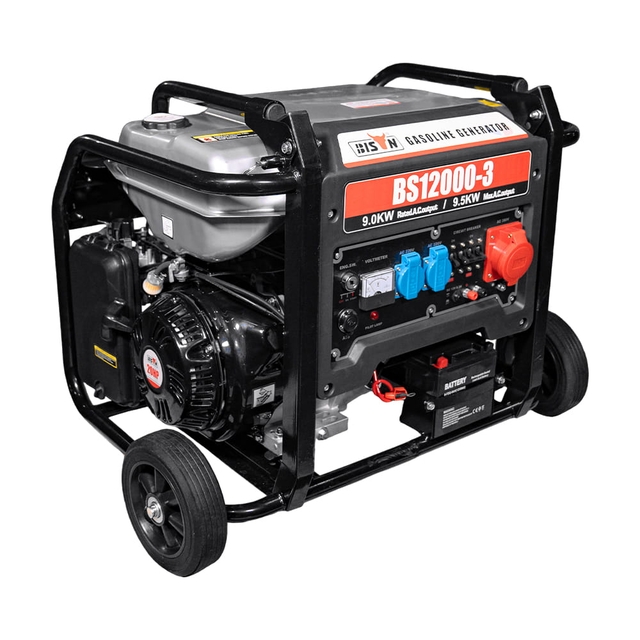 Бензиновый генератор Bison BS12000-3 (9 кВт)