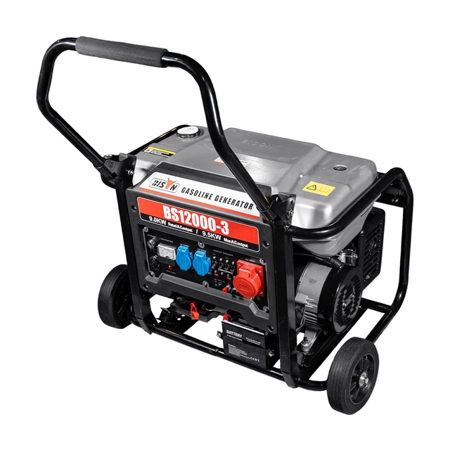 Бензиновый генератор Bison BS12000-3 (9 кВт)