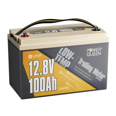 Акумулятор літій-залізо-фосфатний Power Queen LiFePO4 P12V100-100-LTP-4-A100 12.8В 100А*год LiFePO4 Low-temp тягова