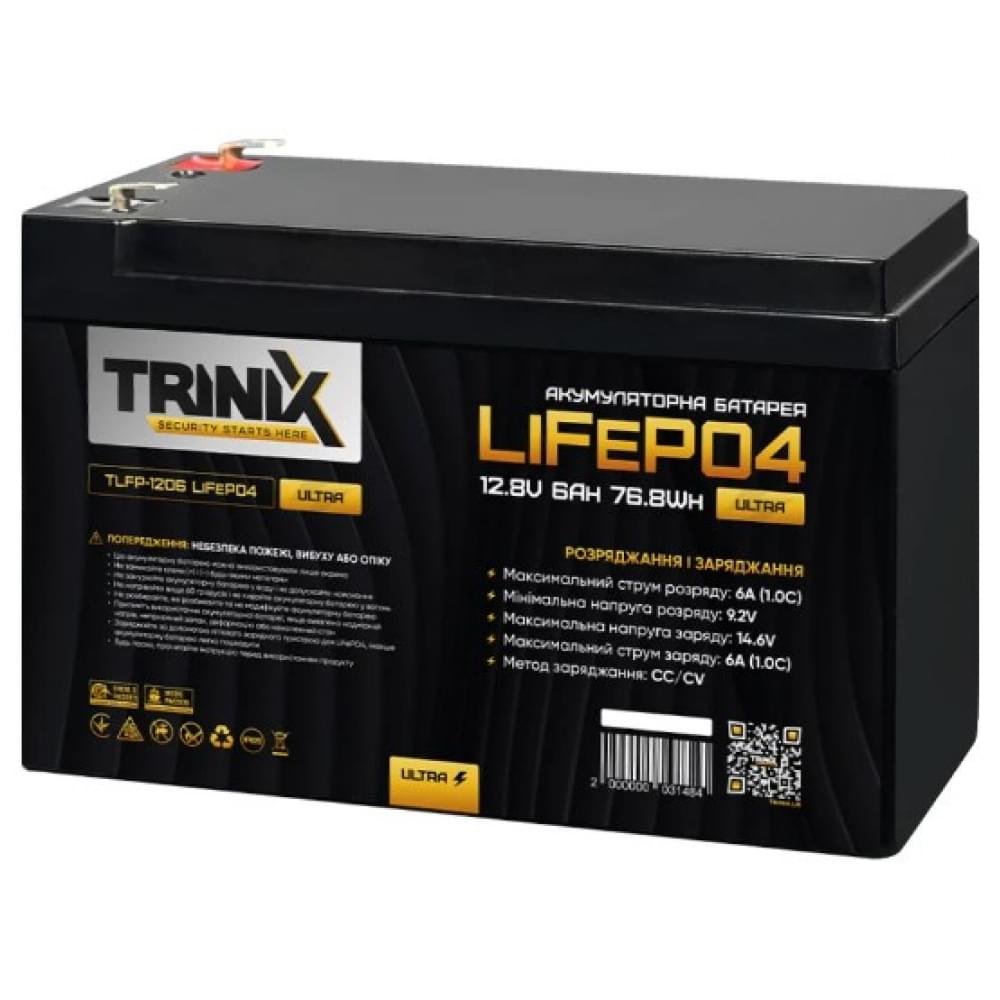 Акумулятор Trinix TLFP-1206 Ultra LiFePO4 12.8В 6Аг
