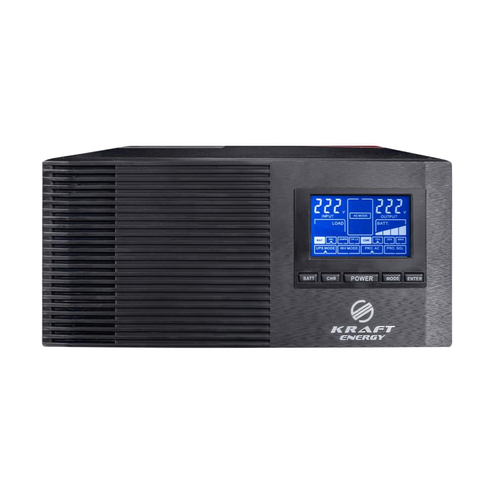 Инвертор Kraft KRF-AVR1000/800W-12V