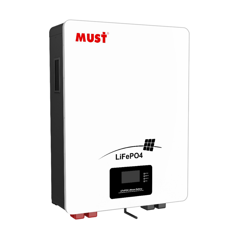 Акумулятор літій-залізо-фосфатний (LiFePo4) Must LP16-48100 LiFePO4 (51.2V/100Ah)