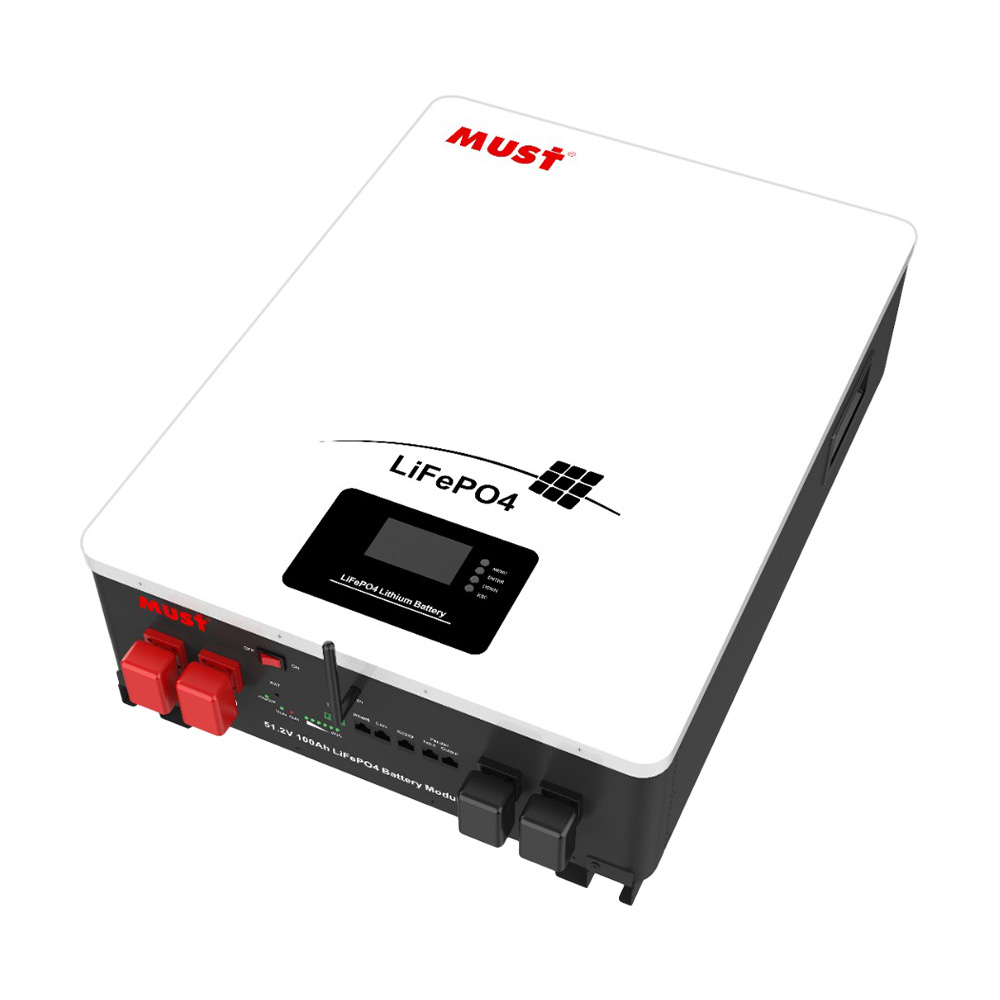 Акумулятор літій-залізо-фосфатний (LiFePo4) Must LP16-48100 LiFePO4 (51.2V/100Ah)