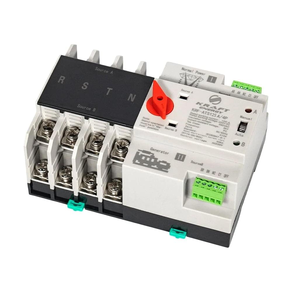 Автоматика для генераторов (АBP) Kraft KRF-ATS125A/4p