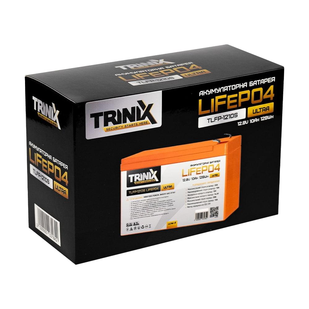 Аккумулятор Trinix TLFP-1210S Ultra LiFePO4 12.8В 10А*год