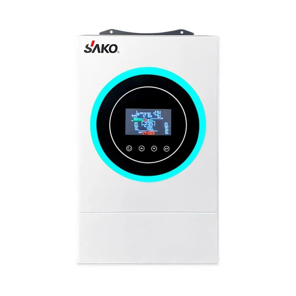 Комплект резервного питания Sako Sunon V 4.5kVA/4.2kW 24V +120A MPPT и АКБ 25.6В 100Аг Cyclen 25.6V 100AH LiFePo4