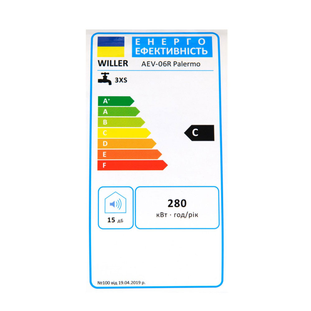 Бойлер накопичувальний електричний Willer AEV-06R Palermo