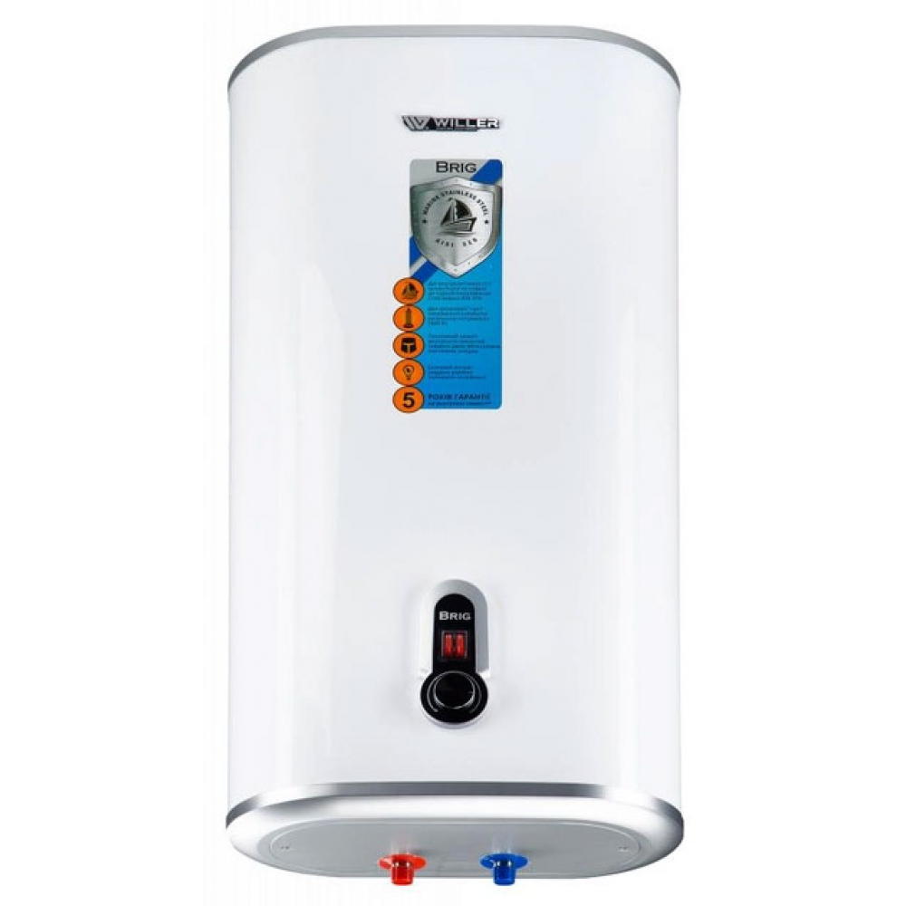 Бойлер накопичувальний електричний Willer IV80DR Brig