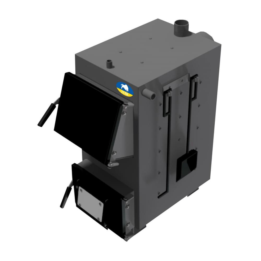 Котел твердотопливный длительного горения Zubr Classic 15 кВт