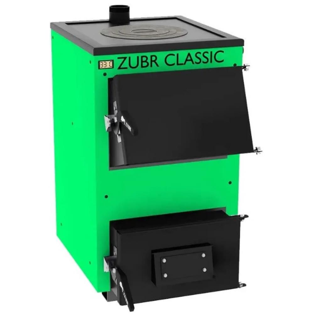 Котел твердотопливный длительного горения Zubr Classic Termo плита 10 кВт