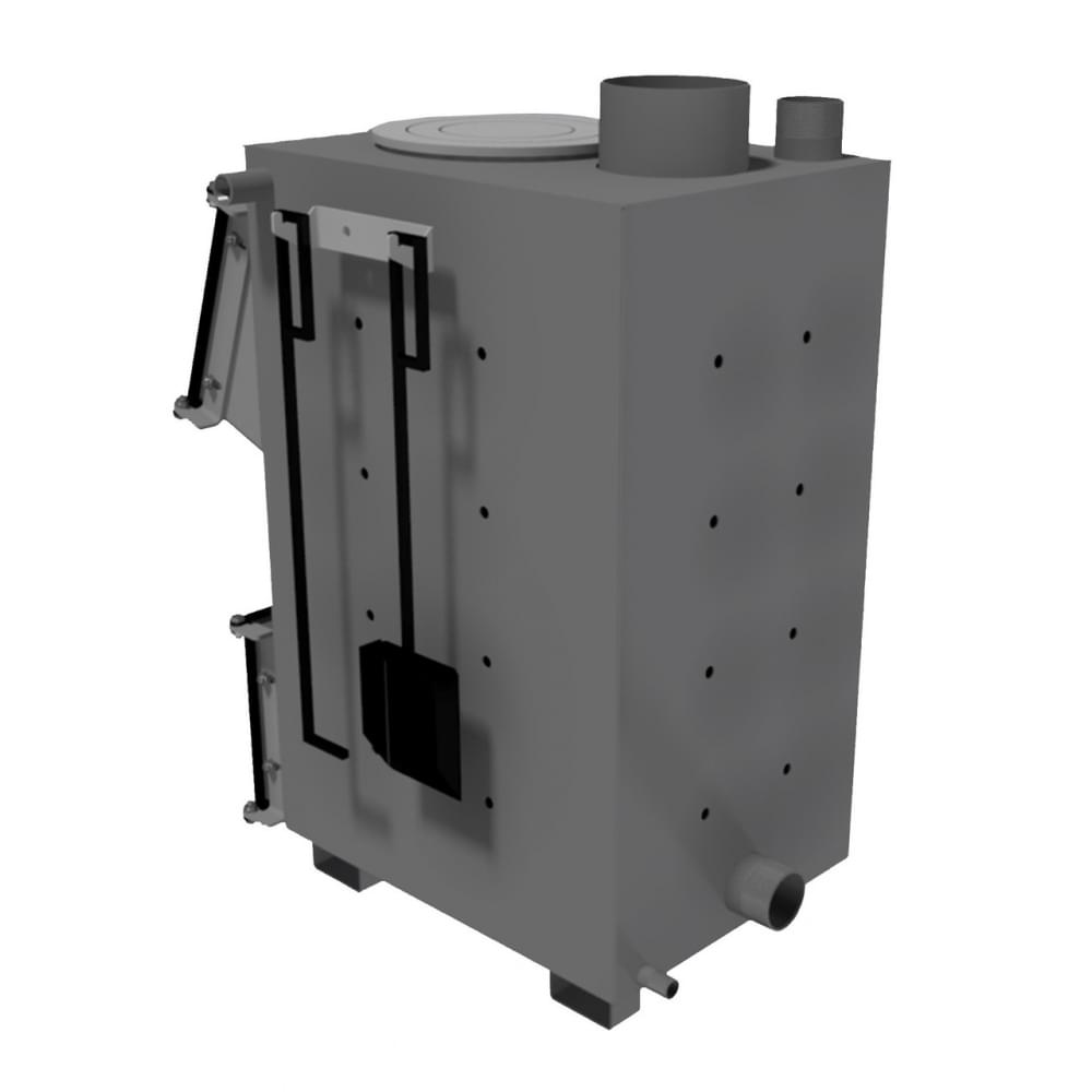 Котел твердотопливный длительного горения Zubr Classic плита 18 кВт