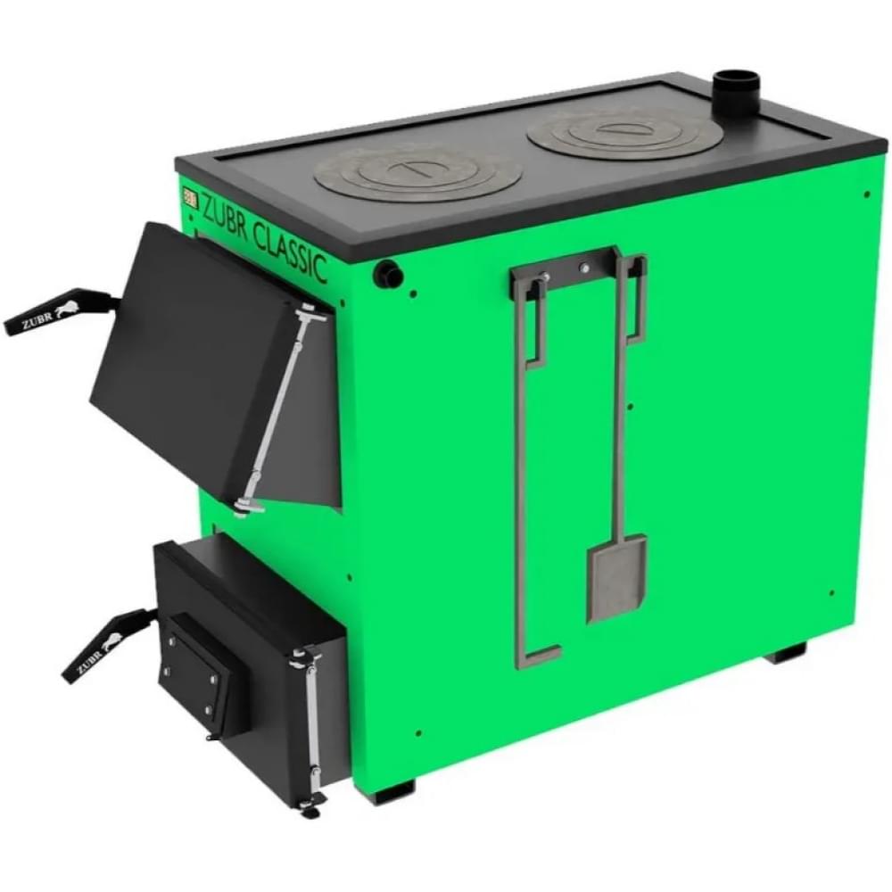 Котел твердотопливный длительного горения Zubr Classic Termo плита 20 кВт