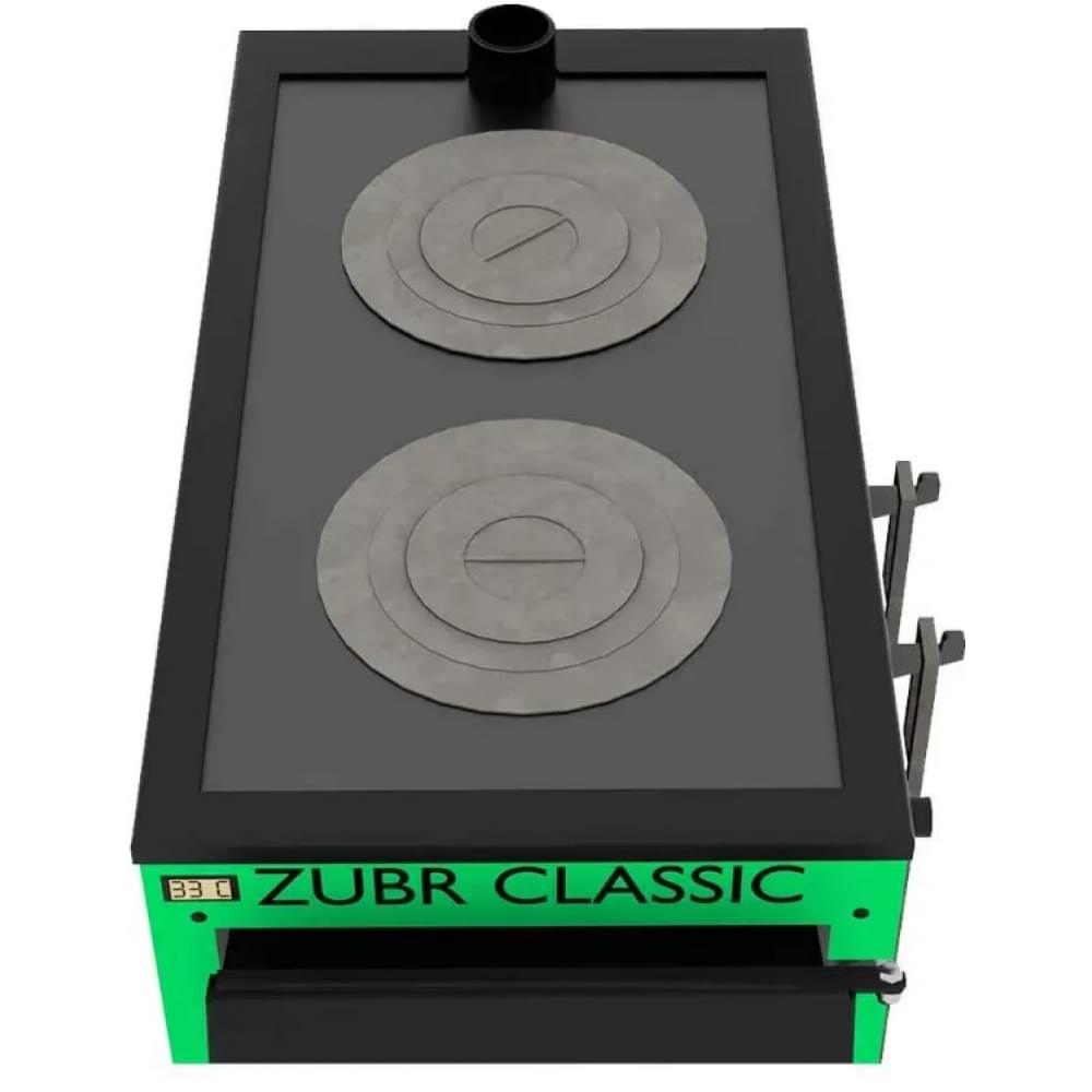 Котел твердотопливный длительного горения Zubr Classic Termo плита 20 кВт