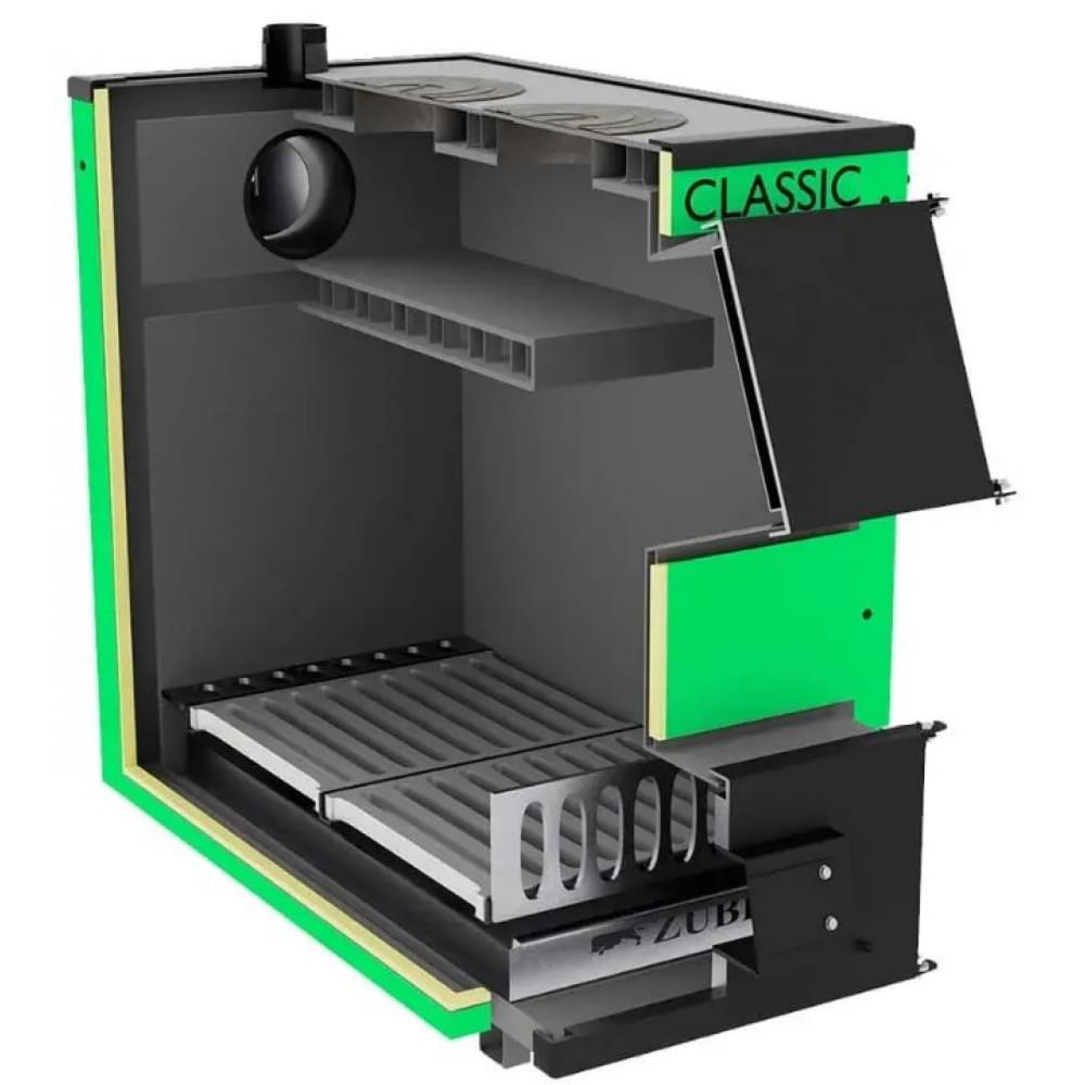 Котел твердотопливный длительного горения Zubr Classic Termo плита 20 кВт