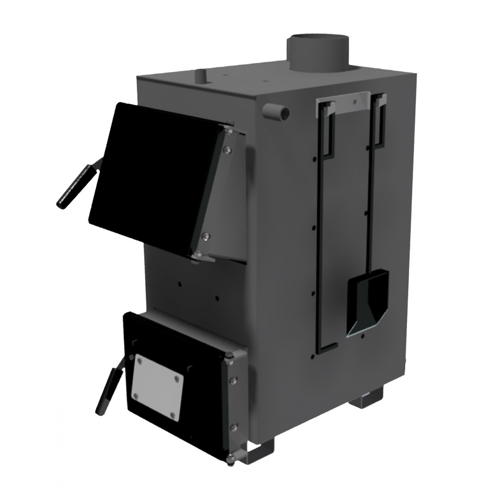 Котел твердотопливный длительного горения Zubr Classic 10 кВт