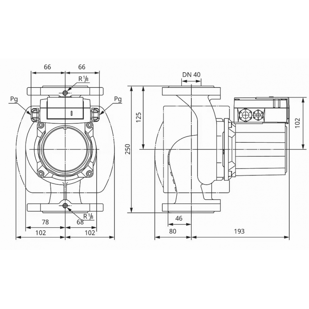 Циркуляционный насос Wilo TOP-Z 40/7 DM RG (2175516)