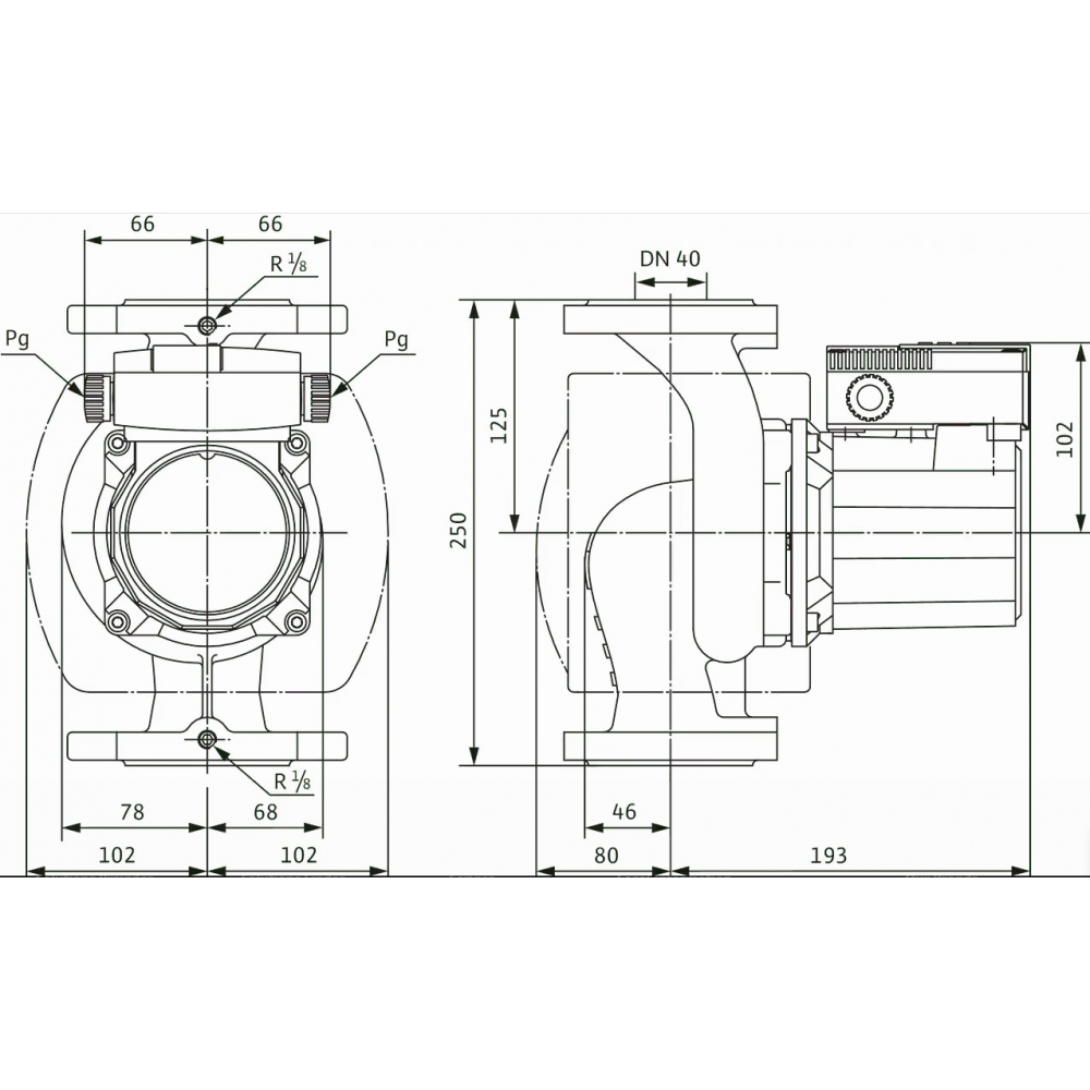 Циркуляционный насос Wilo TOP-Z 40/7 EM RG (2046637)
