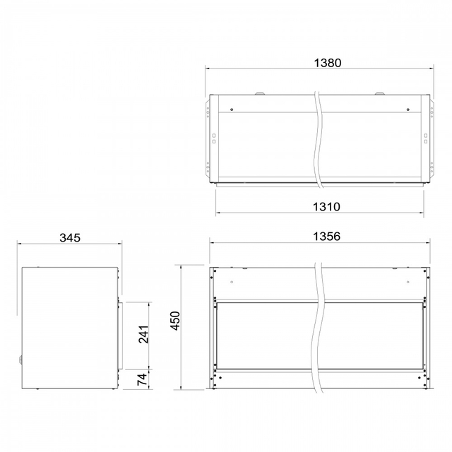 Електрокамін Dimplex Opti-V Double PGF-20 з 5D ефектом полумʼя, звуком та дровами (PGF20)