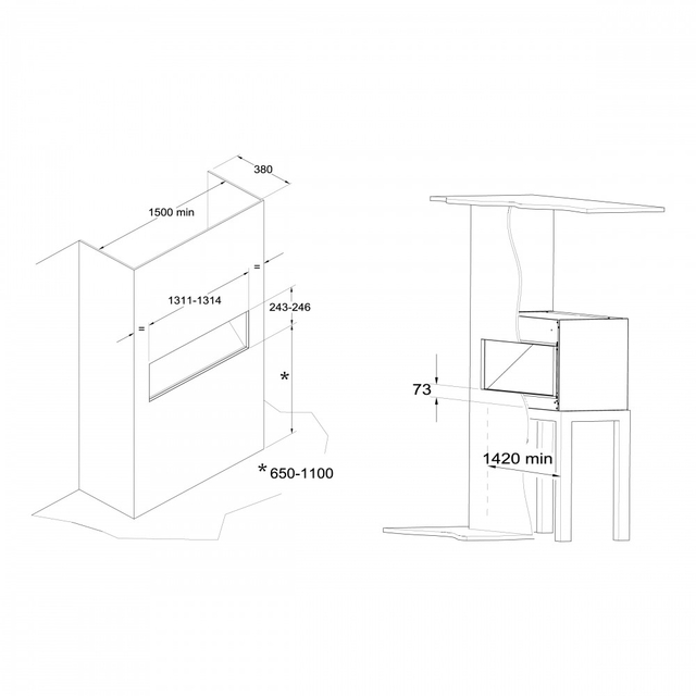 Електрокамін Dimplex Opti-V Double PGF-20 з 5D ефектом полумʼя, звуком та дровами (PGF20)