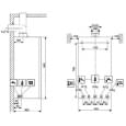 Котел газовый конденсационный Buderus GB172i-42 Logamax plus черный (7736900349)