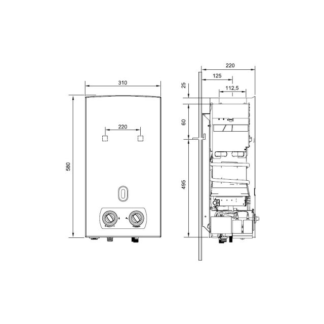 Газовая колонка Bosch Therm 2000 O W 10 KB (7736500992)