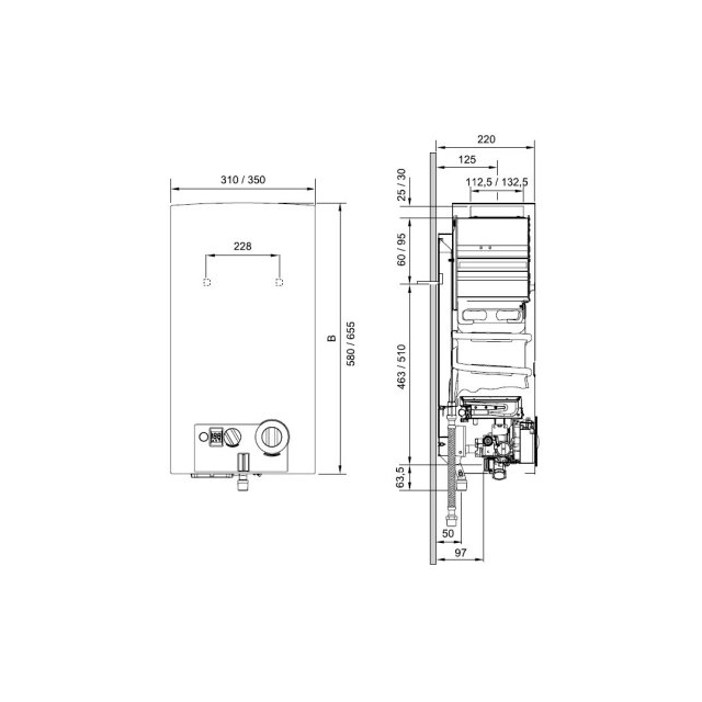 Газова колонка Bosch Therm 6000 O WRD 15-2 G (7703331747)