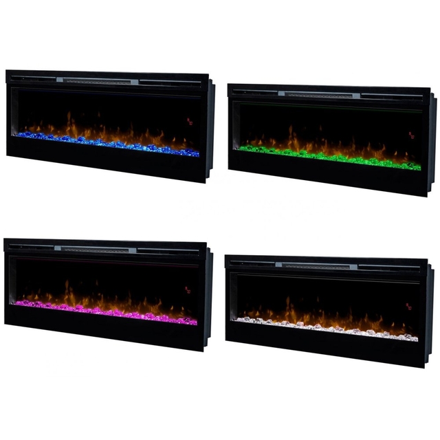 Електрокамін Dimplex Prism 50 LED (BLF5051) лінійний, з кристалами, кольорами (IDaGloriaWhMajBr)