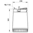 Дренажно-фекальний насос Grundfos UNILIFT AP12.40.04.A1 (96011018)