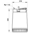 Дренажно-фекальний насос Grundfos UNILIFT AP12.40.08.A1 (96010980)
