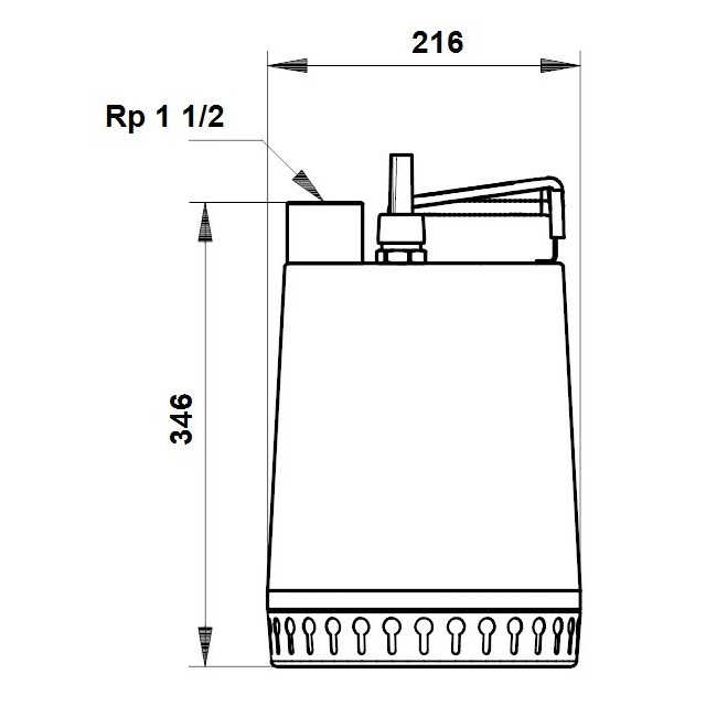 Дренажно-фекальний насос Grundfos UNILIFT AP12.40.08.A1 (96010980)