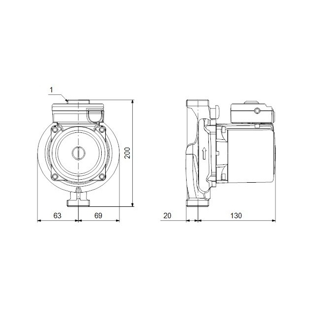 Насос підвищення тиску Grundfos UPA 15-90 (99547009)