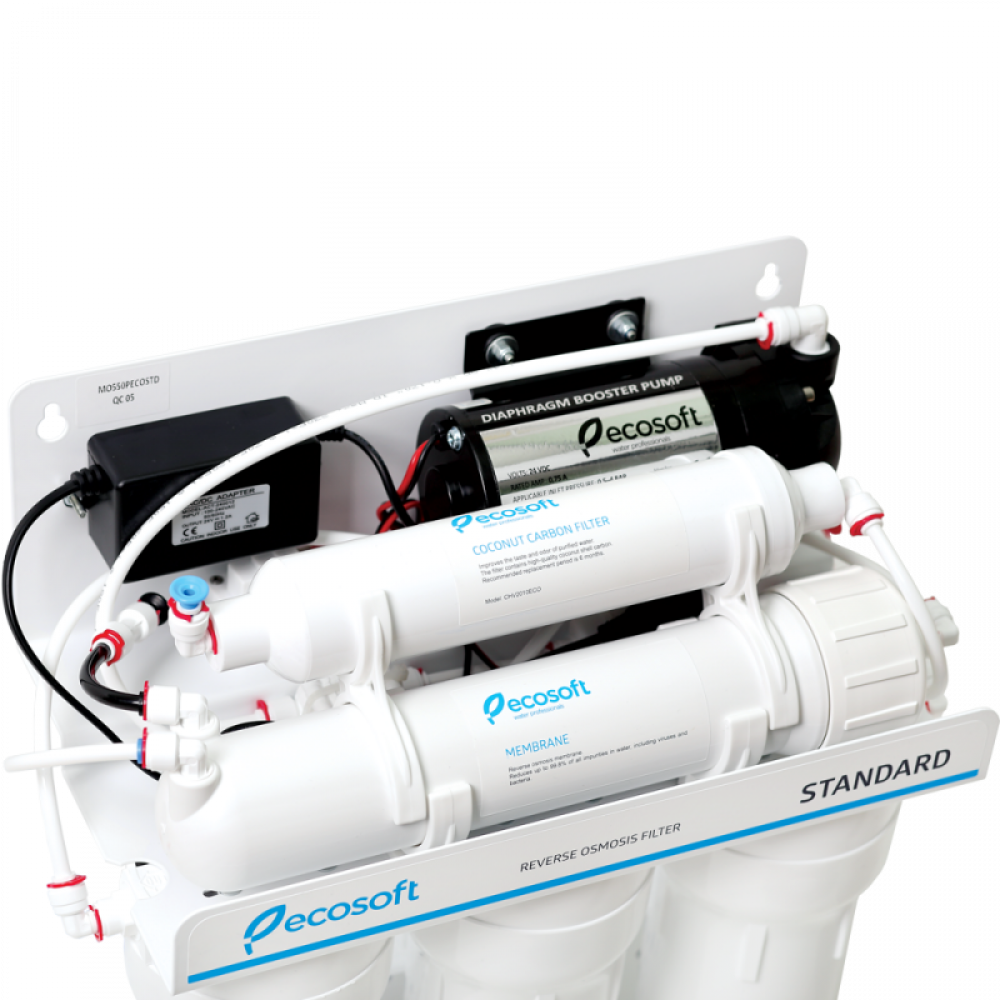 Фильтр обратного осмоса Ecosoft Standard 5-50P (MO550PECOSTD) с помпой