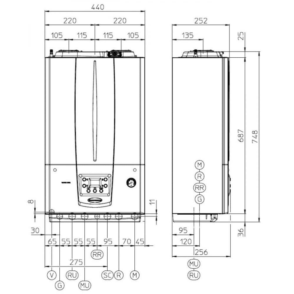 Котел газовый конденсационный Immergas Victrix Tera 24 Plus